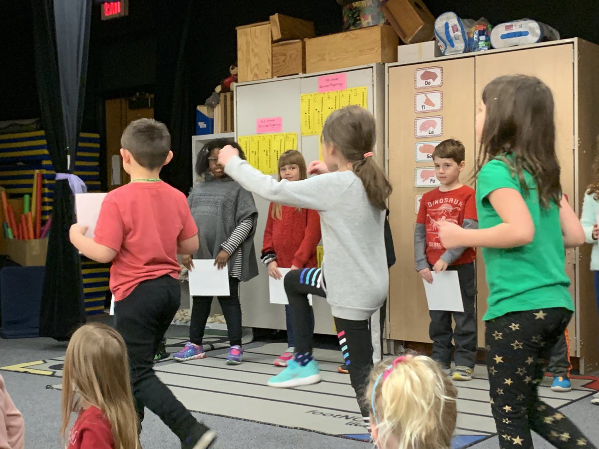 ccarlsond64's tweet photo. First grade did a mini class musical on The Great Chicago Fire using the book Mrs. O’Leary’s Cow. #therellbeahottimeintheoldtowntonight #d64music #d64leadwithlove #falcons64 https://t.co/bX4CDOI5y2