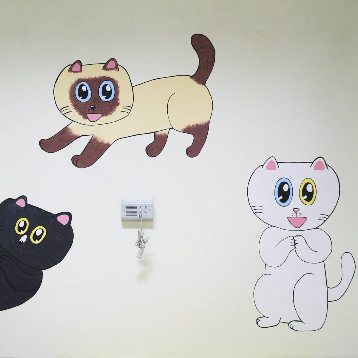 p_kamijn's tweet photo. โครงการวาดแมวมงคลไทยให้กำลังใจในห้องแยกโรคทั้ง2ห้อง (PICU), (NICU) ของเด็กแรกเกิด ที่โรงพยาบาลนางรอง จ.บุรีรัมย์
วันแรกวาดแมววิเชียรมาศก่อนเลยแล้วกัน 🙂
#luckythaicatbykamijn2020 #pkamijn #kamijn
#ATMSPRAY #uraipaints https://t.co/UFB5hZIlqr