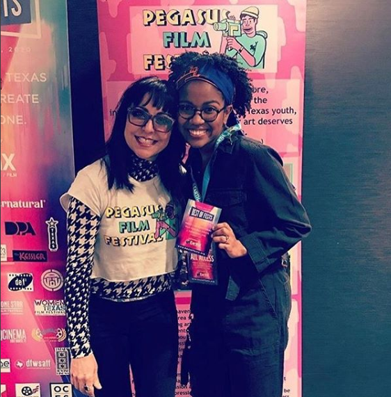 pegasusfilm's tweet photo. A couple of shots from Best of Fests 2020 @bestoffestsdallas ‼️Our beautiful founder, director and https://t.co/caw5DDVIQR still have 2 more days to check it all out! Check out https://t.co/ttcaAIYorA to get the inside scoop and support PFF! #DallasFilm #TexasFilm #VideoFest https://t.co/2v0tR57sQR