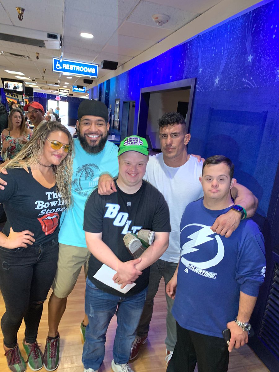 bowling with WWE Wrestlers #EC3