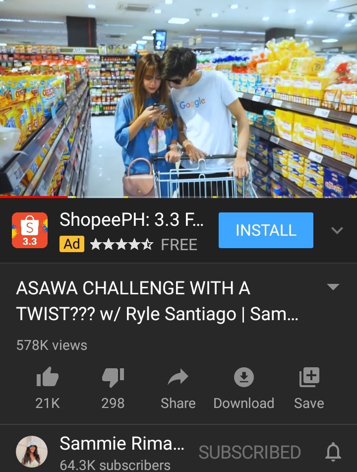stellamasa's tweet photo. Starting my first day of march. Done watching mag jowa and mag asawa challenge again πππ @HT_Ryle @SammieRimando
#rylemievlogpart2 https://t.co/Md9ymS3Clg