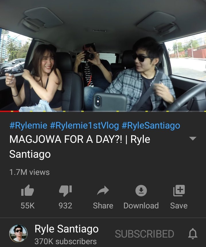 stellamasa's tweet photo. Starting my first day of march. Done watching mag jowa and mag asawa challenge again πππ @HT_Ryle @SammieRimando
#rylemievlogpart2 https://t.co/Md9ymS3Clg
