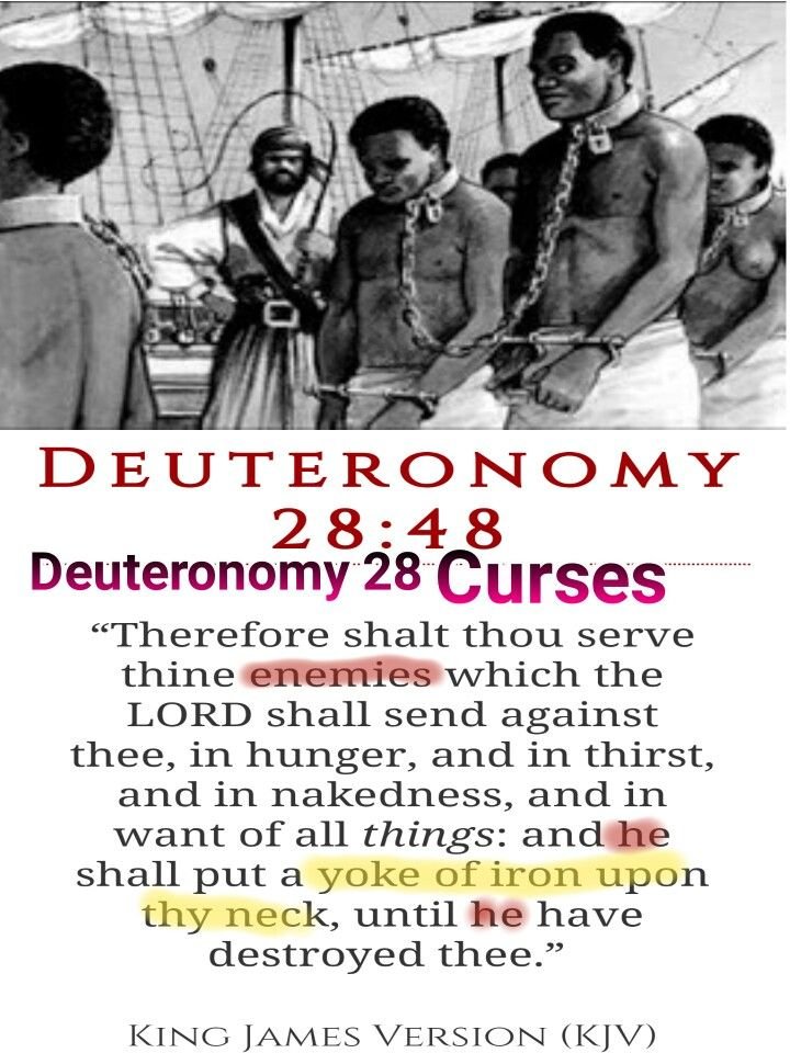 Yoke of iron upon thy neck