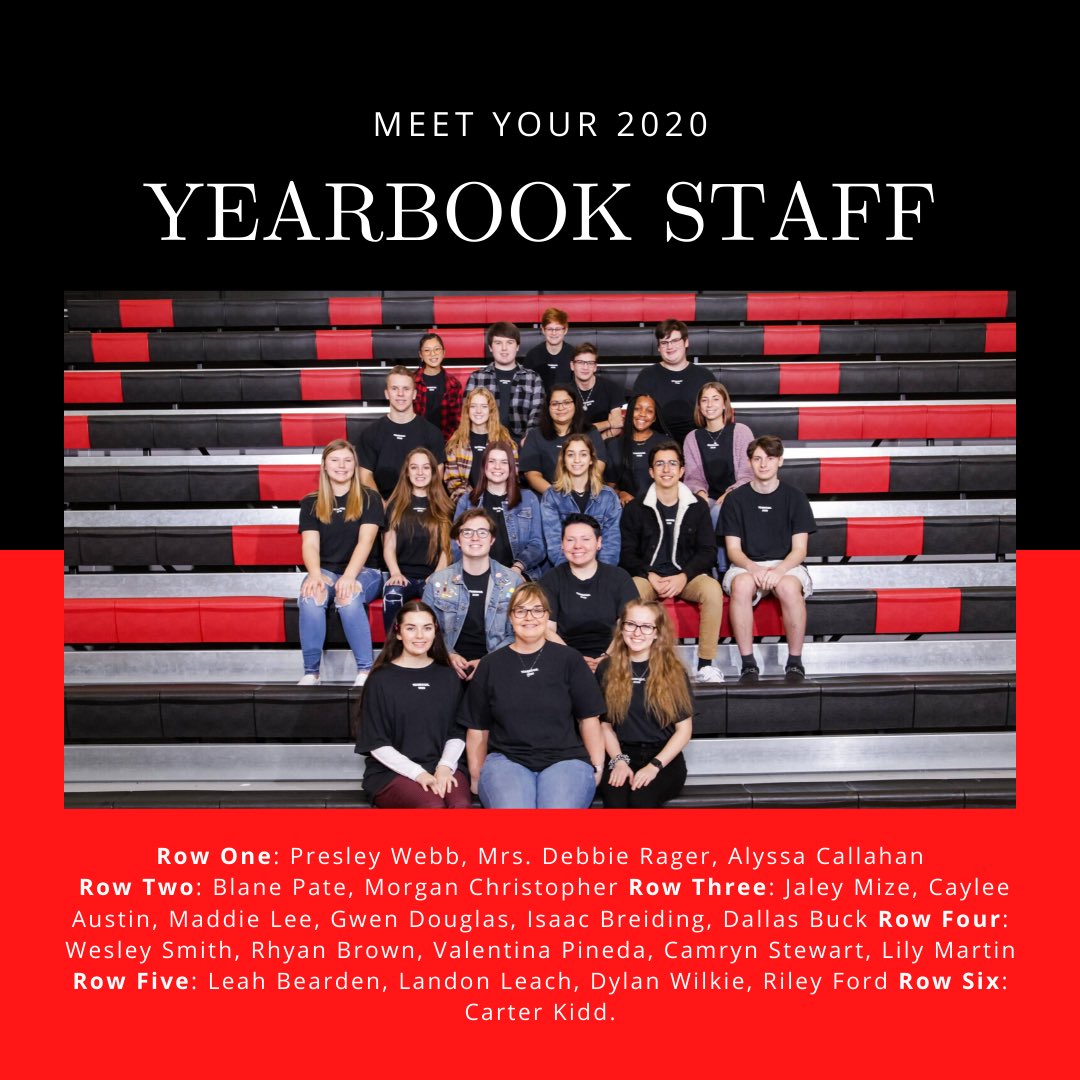 AHSCatamountYBK's tweet photo. Meet your 2020 Alexander yearbook staff. It is our commitment to save the memories AHS makes in a well-crafted book that we are excited to share. Thank you to everyone who currently and in the past has made this possible. https://t.co/GyaquxBO7M