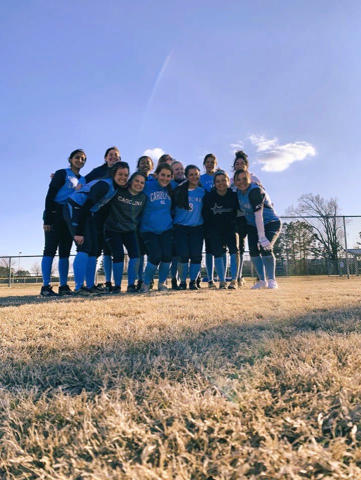 UncClubSoftball's tweet photo. Our ladies traveled today to play @ECUSoftballClub &amp; took the series, winning 2 out of 3!!  Bombs today by our very own Morgan Lawson, @Paige_Jacky , &amp; @abi_blanchard6 !! #GDTBATH 💙🥎🐏 https://t.co/c8CoqUjv22
