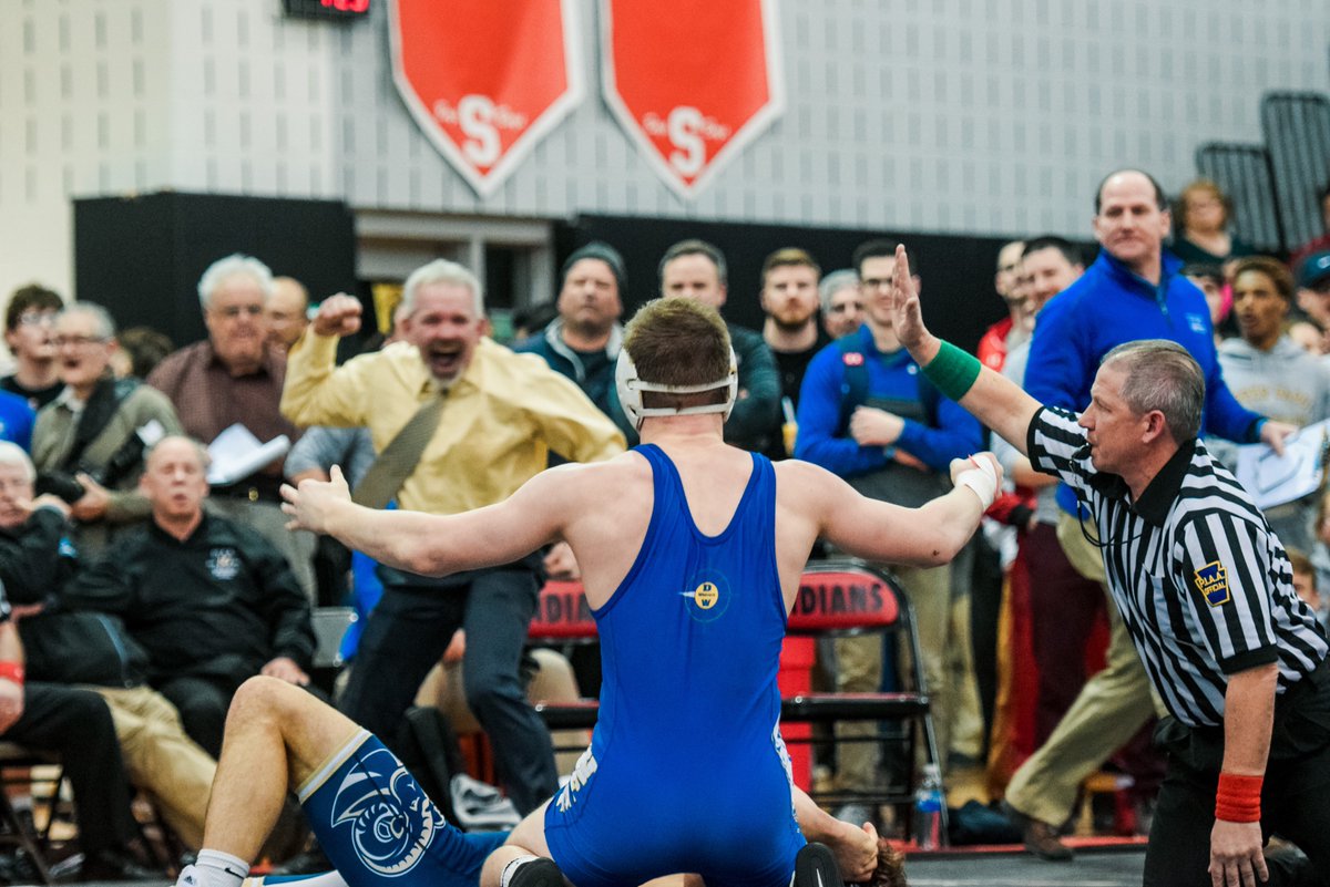 nheckenberger's tweet photo. Downingtown West's Max Hale had the win of the night, pinning Spring-Ford's Joey Milano in the 182-pound finals. Great view of the West bench from @AustinHertzog, as well. https://t.co/uZJ8nPOFuF