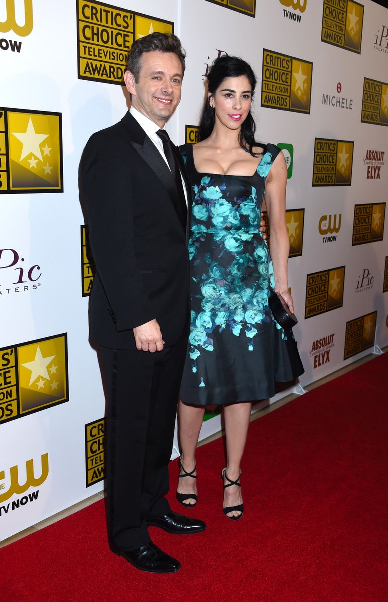 42 photos of Michael and Sarah Silverman at the 4th Annual Critics' Choice Television Awards, 2014  http://michael-sheen.com/photos/thumbnails.php?album=427