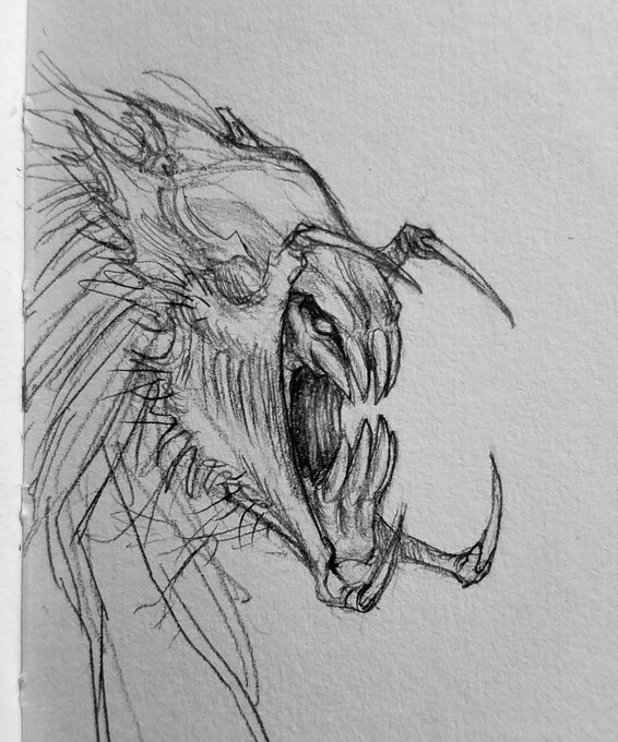 big mutated beast yautja 