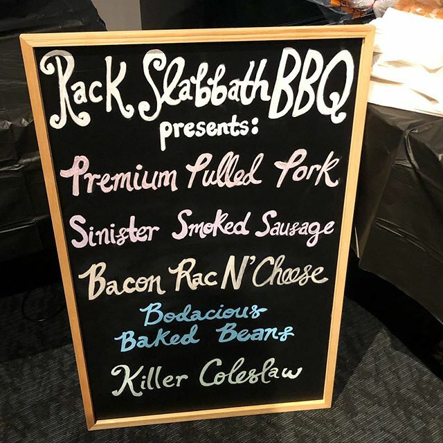 CalmingHandsmw's tweet photo. Thank you to @rack_slabbath_bbq for catering our party at the @beercograham tonight. Everyone enjoyed the food and atmosphere. https://t.co/VEL4j6K5Ah https://t.co/Fbv8YxjQLA