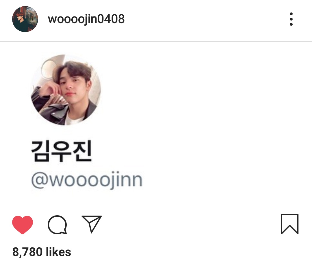 200217 – Woojin casually announced he joined twitterGo follow him!  https://twitter.com/woooojinn 