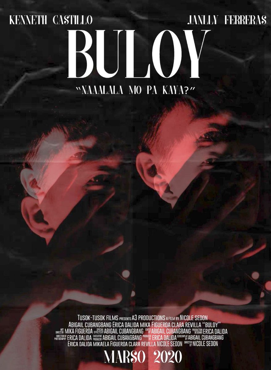 tusokflms's tweet photo. Isang kalabit, buhay ang kapalit.
Malapit na.
#NasaanAngHustisya #Buloy #4thBFF_2020
Official Trailerπ: https://t.co/K3ARCm4ZJr https://t.co/Bi37aLw2OB