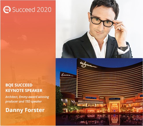 Shafat's tweet photo. Danny Forster, the Emmy-award-winning producer, educator, and an internationally recognized architectural designer is coming to #bqesucceed 2020 as a keynote speaker. What we also love about him is that he is also @BQECore user. #architecture https://t.co/PEnaKnM2wG https://t.co/P4PnJ3VVsI