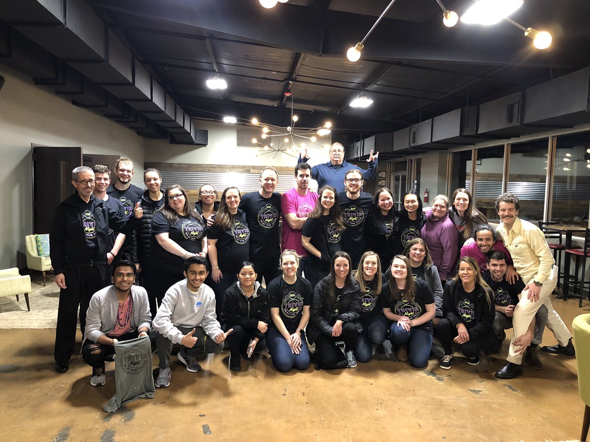 kimbernier8's tweet photo. Thank you to all of the staff for making #658Trivia such a fun event! Trivia, auction, dance party, doughnuts on a stick, balloon drop! What??? https://t.co/3IUrgMnnxU