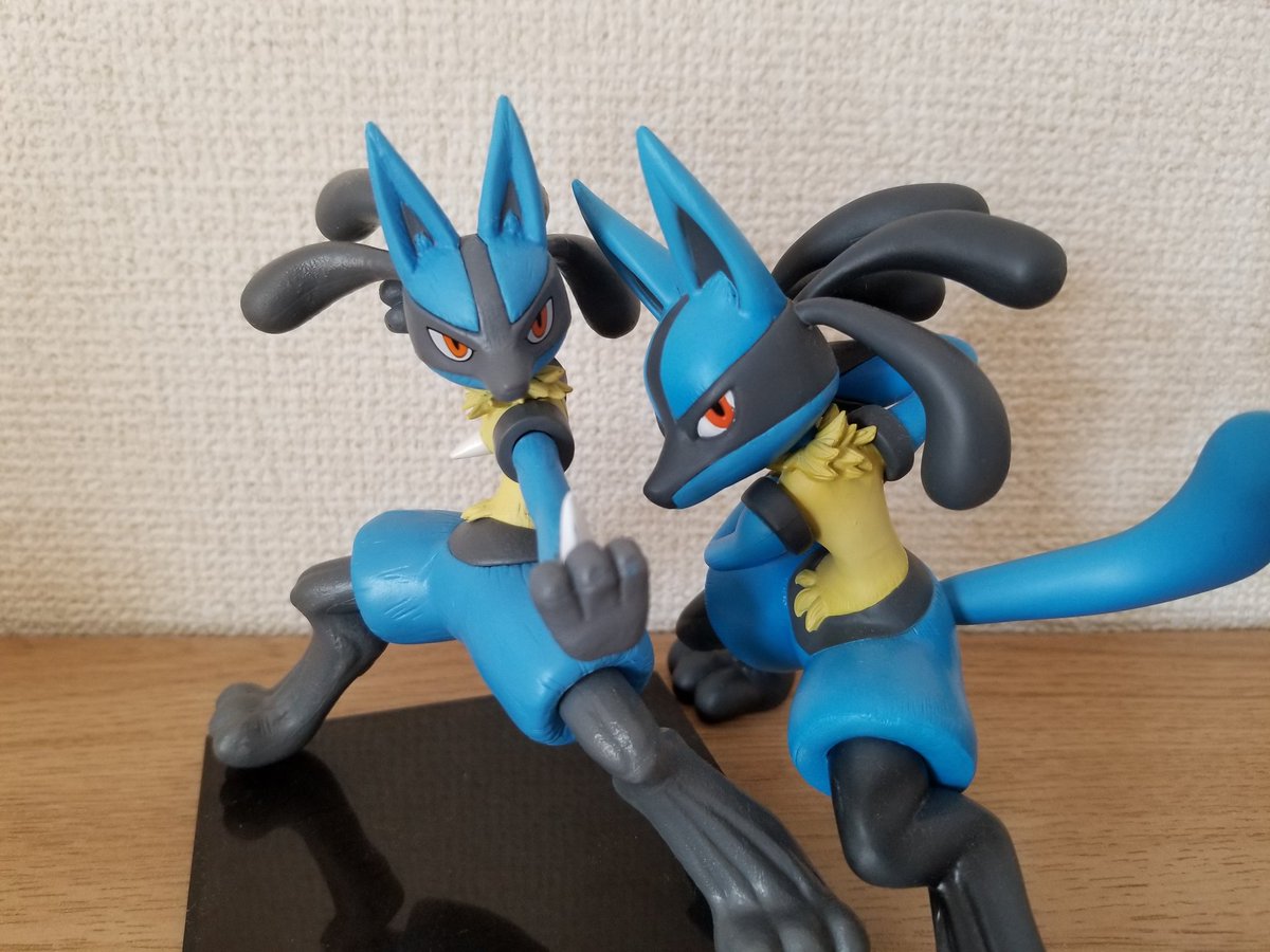 ট ইট র えのん ここに2匹ポッ拳のルカリオフィギュアがいるじゃろ サイズ差はこのくらいじゃ ট ইট র えのん ここに2匹ポッ拳のルカリオフィギュアがいるじゃろ サイズ差はこのくらいじゃ