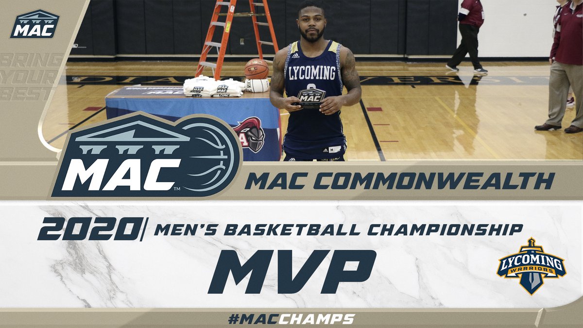 gomacsports's tweet photo. CHAMPS! @lycoathletics captures the 2020 MAC Commonwealth Men's Basketball Title! #MACchamps #MAChoops #d3hoops #NCAAD3 #BringYourBest

Darius Dangerfield named MVP!

Recap: https://t.co/9awOMRJNWy https://t.co/mTBWQWfirh