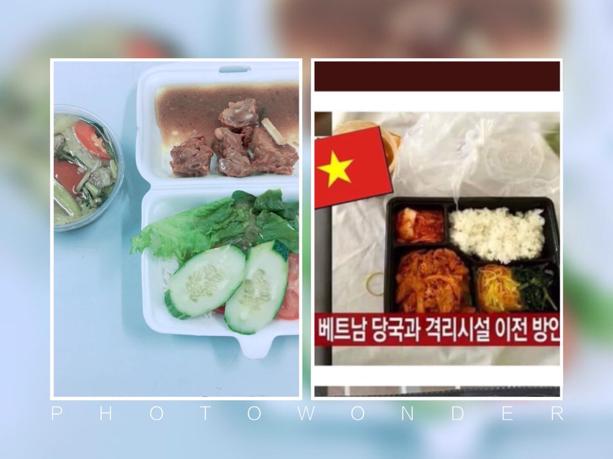 tthv11's tweet photo. khẩu phần ăn của người bị cách ly ở việt nam chỉ từ 30.000đ
Chúng tôi đã rất chu đáo đón tiếp người hàn quốc,bằng phần ăn của người hàn Tầm 200.000đ, ( phần ăn gấp 7 lần phần ăn bình thường của 1 người việt nam ở khu cách ly) https://t.co/R0R1zjTwCw