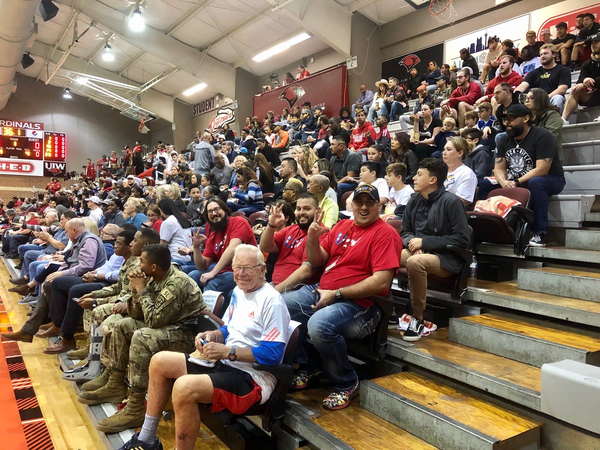 THANK YOU to all the active military personnel and veterans that came out today to support the Cardinals! #TheWord #MilitaryCityUSA