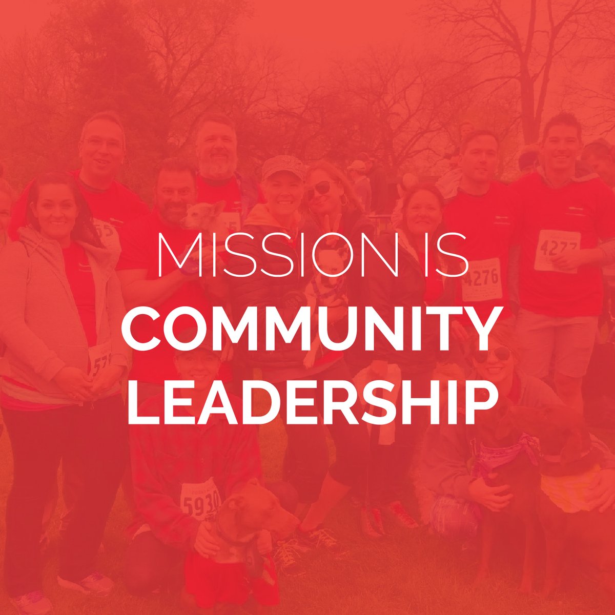 What is Mission Yogurt? Mission is Community Leadership. Every year we participate in local volunteer events such as the Furry Scurry, Plane Pull and much more.