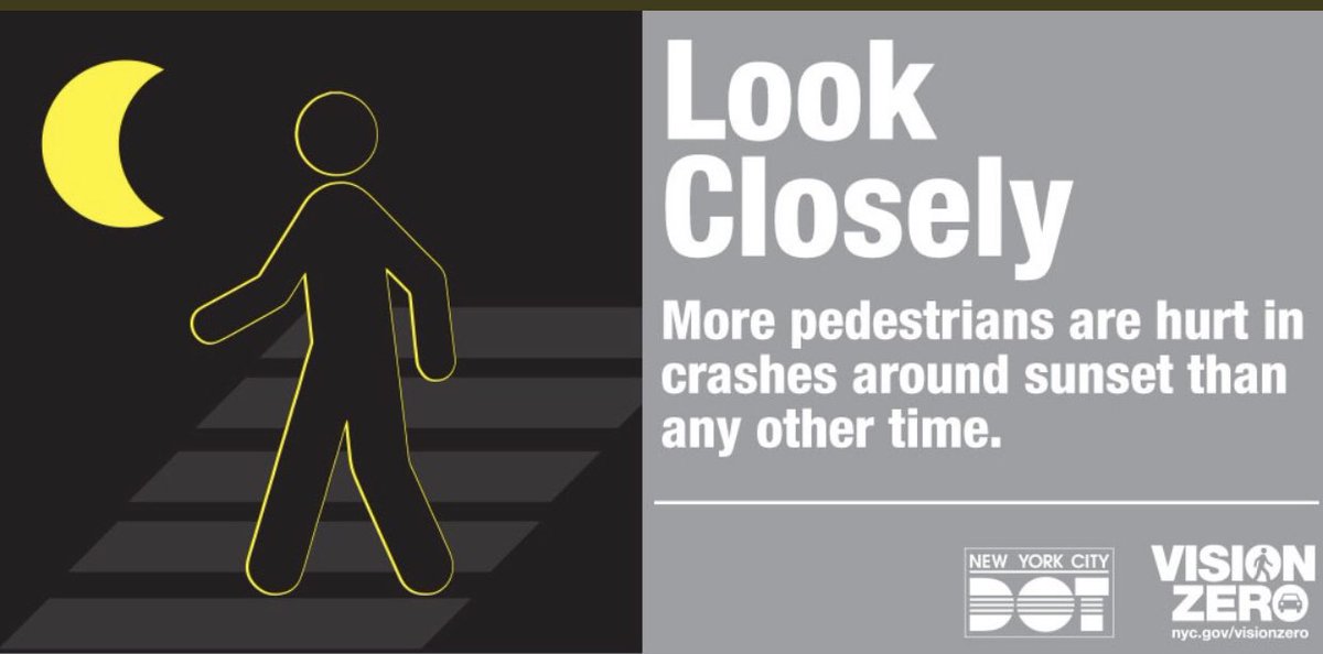 NYPD5Pct's tweet photo. Drivers please slow down, reaction times are slower at night and people are less visible. @NYPDTransport  #visisonzero #notonemore @NYC_DOT  @FDNY https://t.co/ApYpD5hXKP