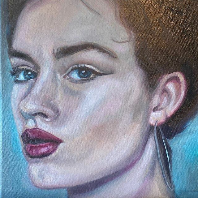 “Alexandra”  10” x 10” oil on canvas. #yycpaint #yycartists #oilpainting #figurepainting #yycartist #portraitpainting #portraitart #portraitartist #calgaryart #calgaryartist #yycnow #yycliving #yyclife #instaart #instaartist ift.tt/2VhZwJR