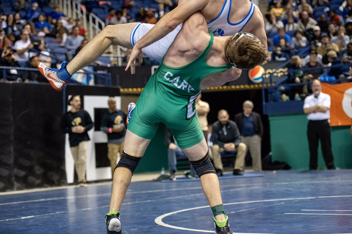 jesswolfram's tweet photo. Wolf finishes strong with a PIN to place 3rd at the 2020 NCHSAA 4A Wrestling State Tournament!   Way to go after it!  #NCHSAAWRES @IMPAthletics @CaryWrestling @RyanWolfram #GoImps #ForksUp https://t.co/MGZkAGNSM7