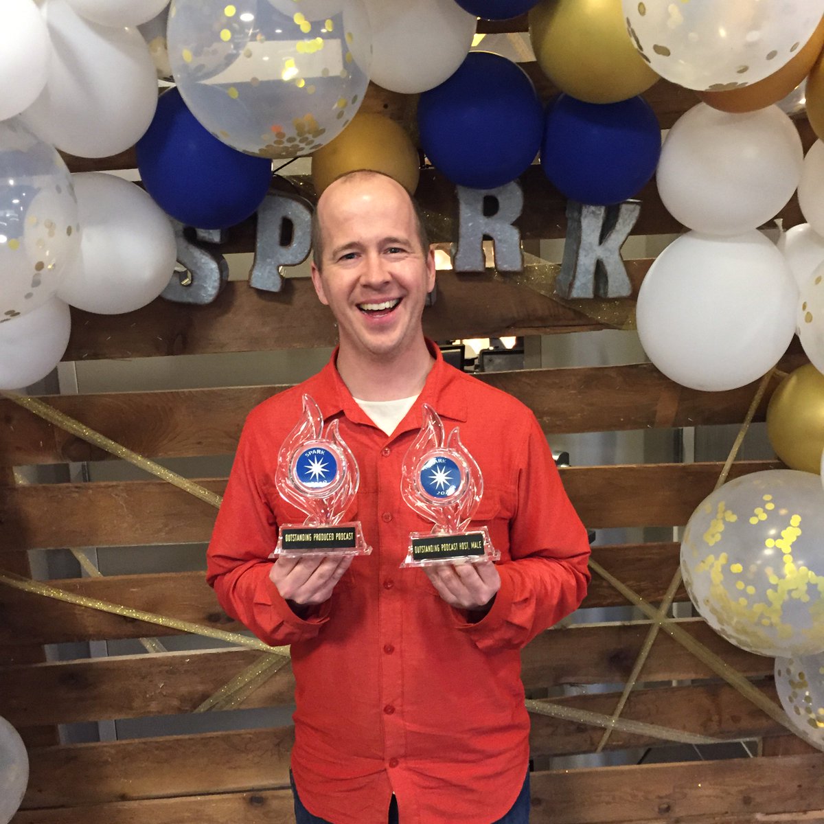 trucepodcast's tweet photo. Truce won 1/5 of the awards at the #sparkpodcon . These awards are due to the prayer and support of ya’ll- the people who’ve got my back. Glory to God, and thanks. #podernfamily #podcast #God #Jesus https://t.co/yXCSZ1fMOf