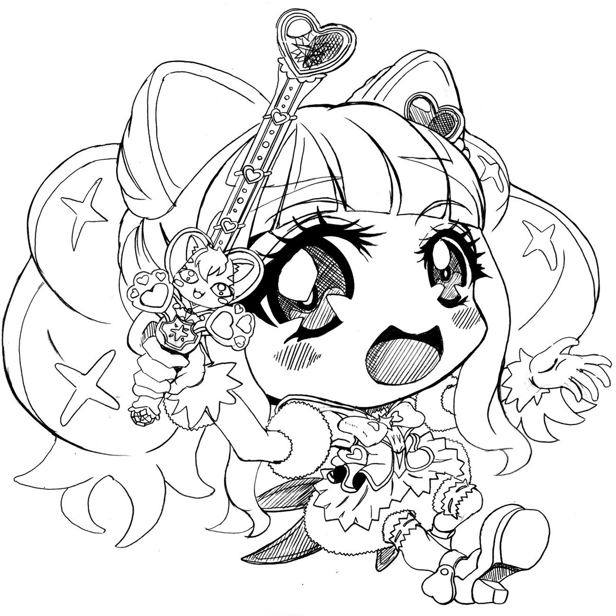 Uzivatel あさるとん 通常 Na Twitteru めっちゃ可愛いのは貴女でしたよ ᴗ 変身前も変身後もあざと可愛くて最高 キュアスパークル 平光ひなた ヒーリングっどプリキュア ヒープリ アナログ デフォルメ ミニキャラ