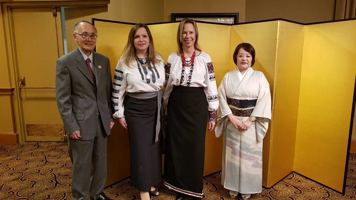 BoychukOrysia's tweet photo. It was a pleasure to celebrate the birthday of His Majesty the @EmperorofJapan. Thank you Consul-General of Japan Mr. Kobayashi and Mrs. Kobayashi for the wonderful evening @UCC_APC @CalgaryDignity @LeelaAheer https://t.co/VUD6XDve8n