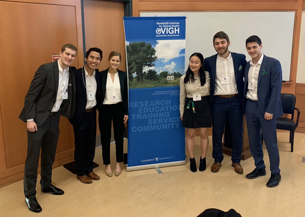 mariehmartin1's tweet photo. Congratulations to the winners of the 2020 #VIGH #GlobalHealth Case Competition! You made the 10th anniversary a resounding success! Thanks to all the @VanderbiltU students, advisors & judges for a fantastic event! @VUmedicine @vuglobalhealth @vupeabody @VUHealthPol #VandyMPH https://t.co/3wFVq05SaH