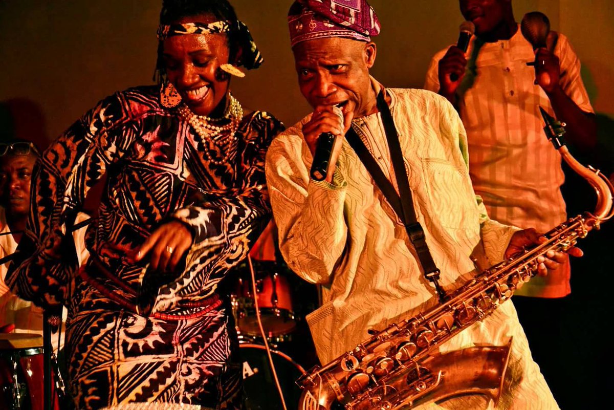 Hero time! Orlando Julius "OJ" Ekemode with Chopteeth opening, presented by IMT. Sat, Mar 21 at St. Mark Presbyterian Church in Rockville. OJ is an giant figure in African music and global music alike. Don't miss this rare US performance! Tickets &amp; info: bit.ly/39Ojxfc