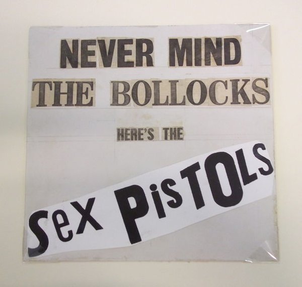 avalanche_edin's tweet photo. Jamie Reid's original artwork for Never Mind The Bollocks. (1977). https://t.co/gerUaMGh9N