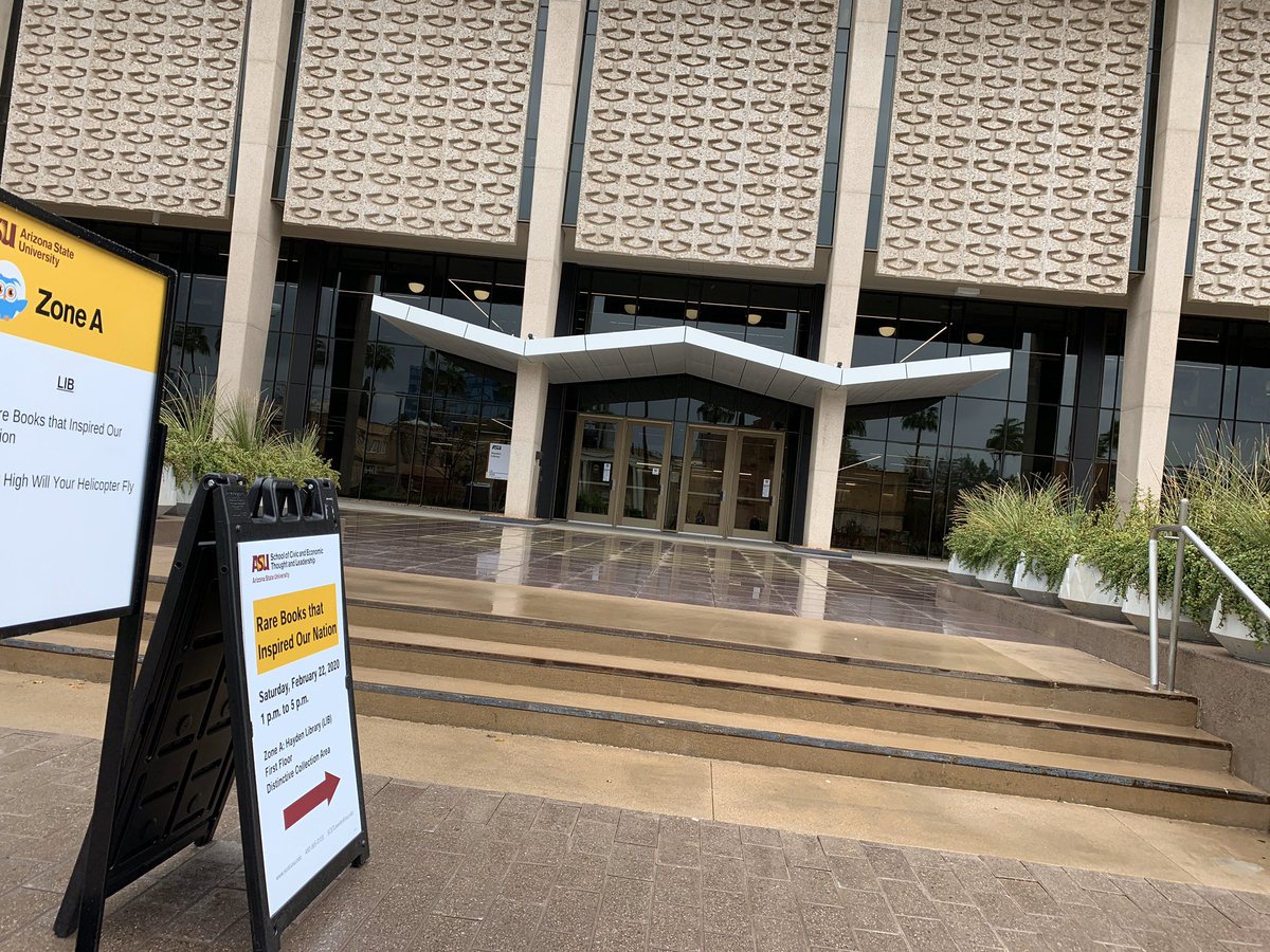 ASULibraries's tweet image. Take advantage of the break in the rain to come over to #HaydenLibrary for #ASUOpenDoor. We have activities for #SunDevils of all ages!