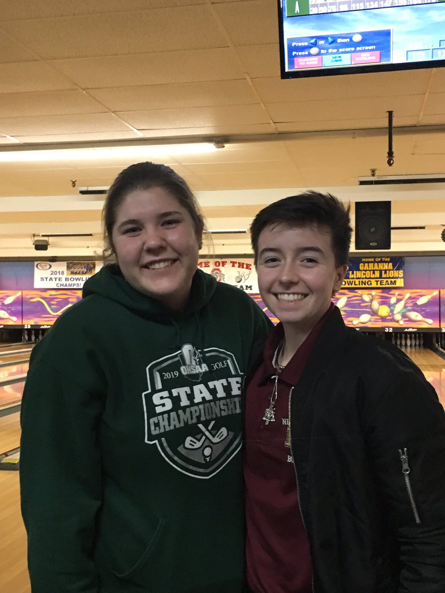 NAHSBowling's tweet photo. Girls put forth great effort today, but miss cut of top 16 teams by 25 pins. #everypincounts Another silver lining for 2 individuals who will advance to Districts on 2/29! Congratulations Shannan Ireland and Codey Mockler!!! Great job! @napls_athletics @EagleBackers https://t.co/sOoChNdEIU