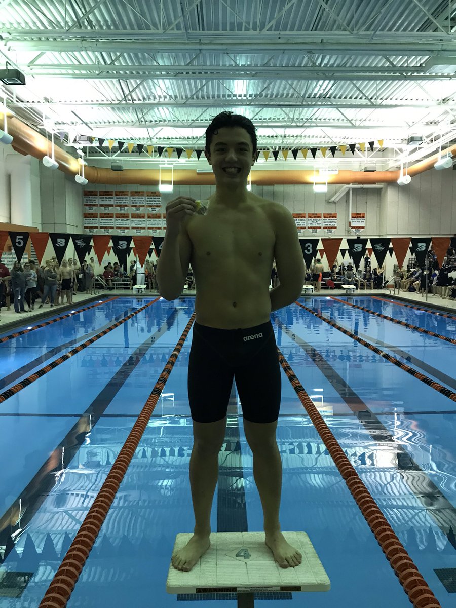 kellieLogterman's tweet photo. Kai Anucauskas takes 4th in the 100 freestyle!! https://t.co/jv41ssuXyO