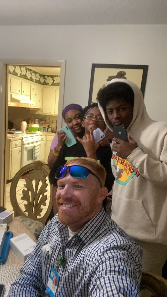 Three happy kiddos!  I have to say they have the best grandma!  Life in the world of ATT.  Now time to go home and get well.  #ATT #IHX #CentralRevolution
