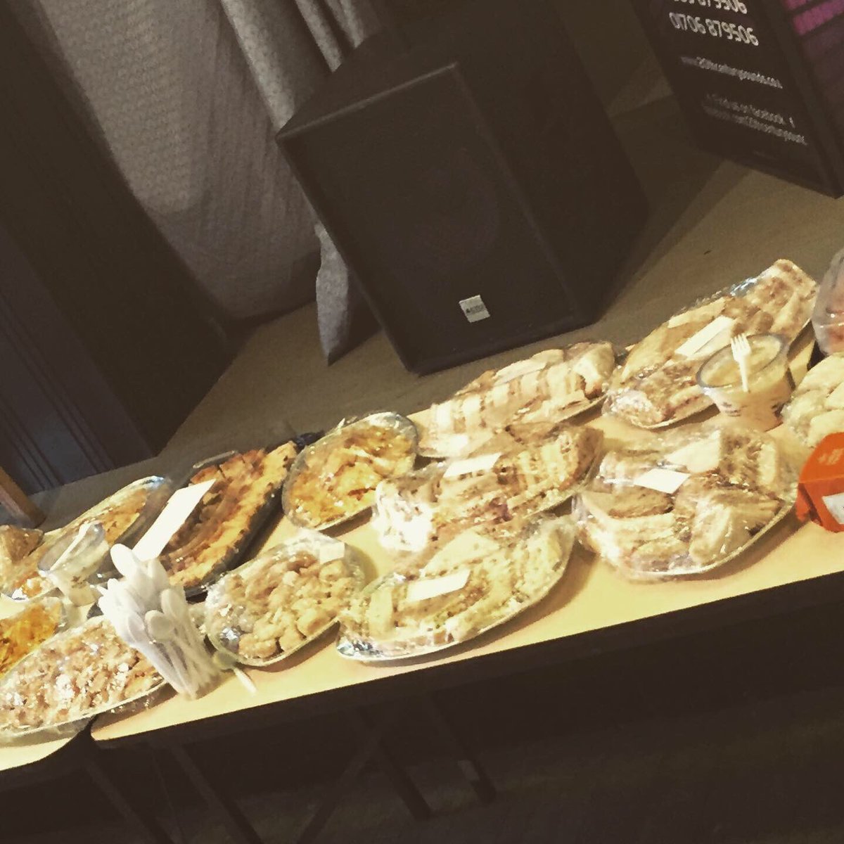 Buffet for a special 40th birthday party in Lea this weekend. #LeaClub #40thbirthday #catering #LSAandBPLevents