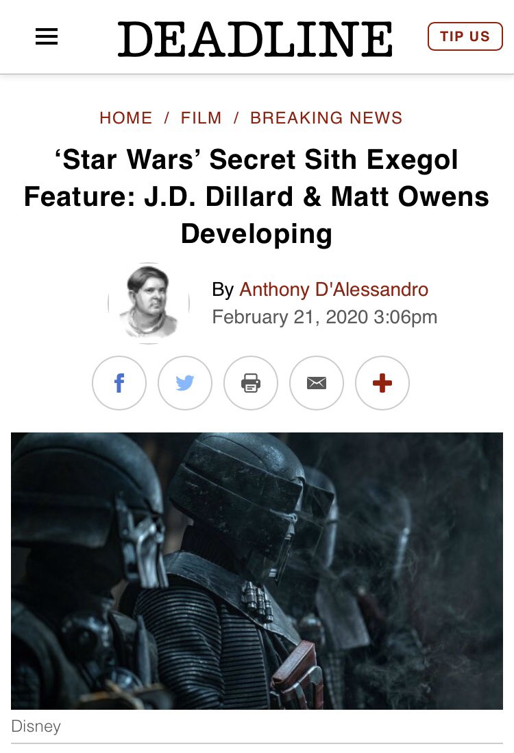 StevenWayneArt's tweet image. The new Disney #StarWars movie/show in development will reportedly be centered on Exegol and will no doubt be used to fill in the Abrams-sized plot holes of #TheRiseOfSkywalker.

Sounds like a terrible idea that absolutely no Star Wars fan is asking for... so it must be true.