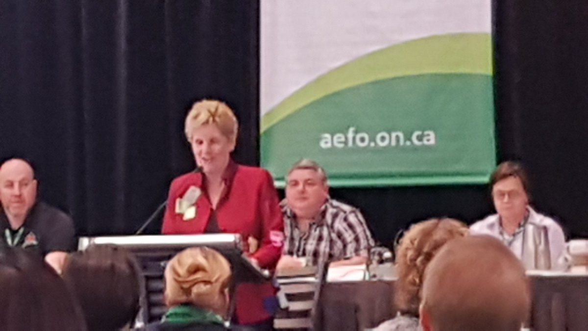 L’AEFO reçoit @Kathleen_Wynne, députée du parti @OntLiberal et ancienne première ministre de l’Ontario. Merci d’avoir répondu à l’invitation de l’AEFO!
 #AEFOAA #ENSEMBLEPOURAGIR
#EnsemblePourNosDroits