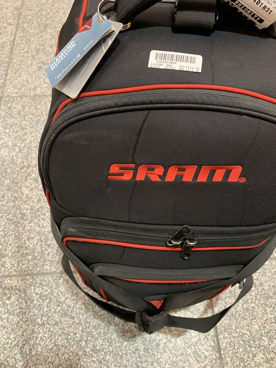 Once again, <a href="/tsa/">TSA</a>... if you’re gonna make us use <a href="/TSA/">TSA</a> approved locks (10$ each) then at least please put the damn things back on. <a href="/COSAirport/">Colorado Springs Airport</a>