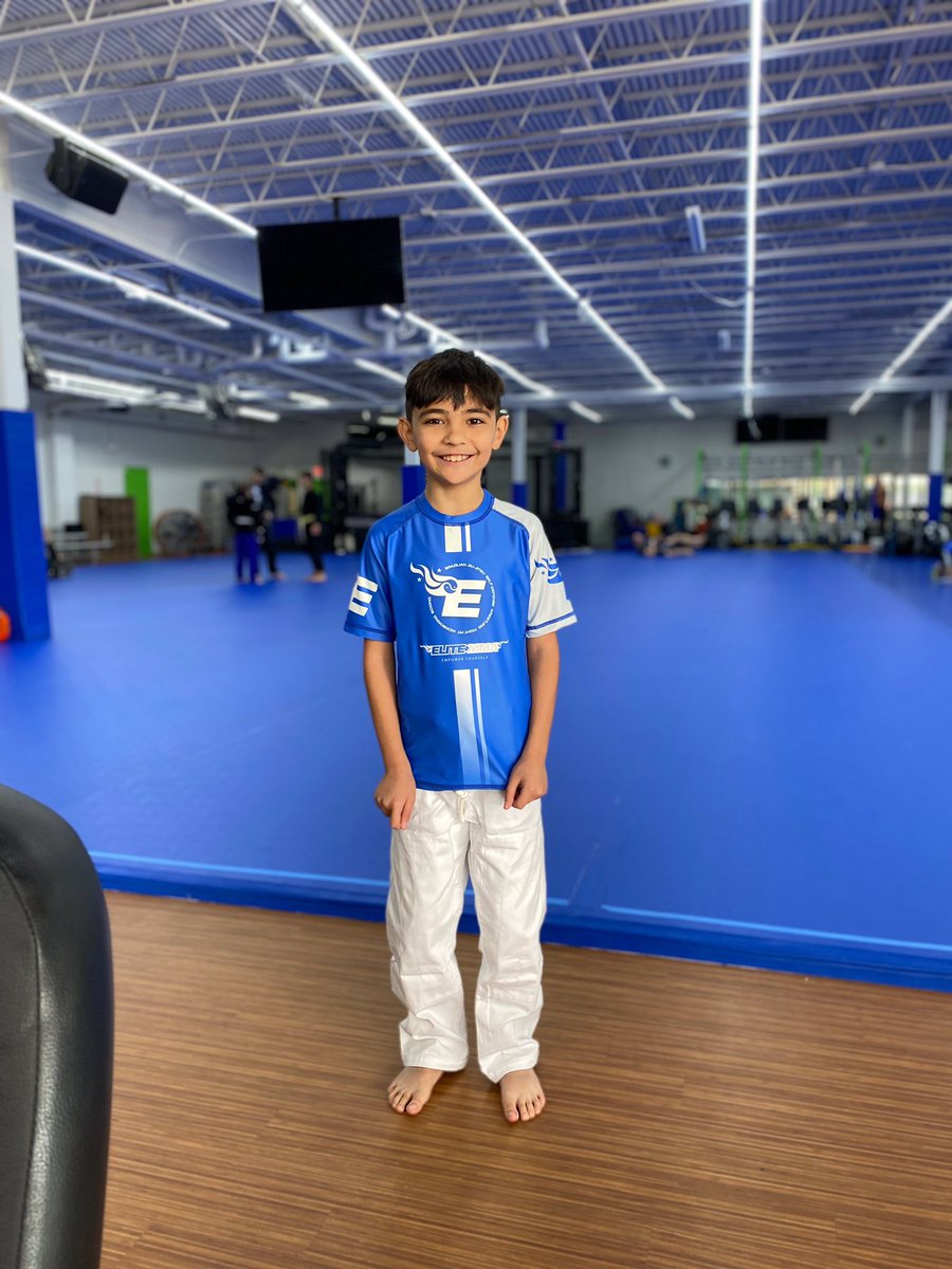 _adrianangelo's tweet image. He loved his 1st class of jujitsu and boxing!