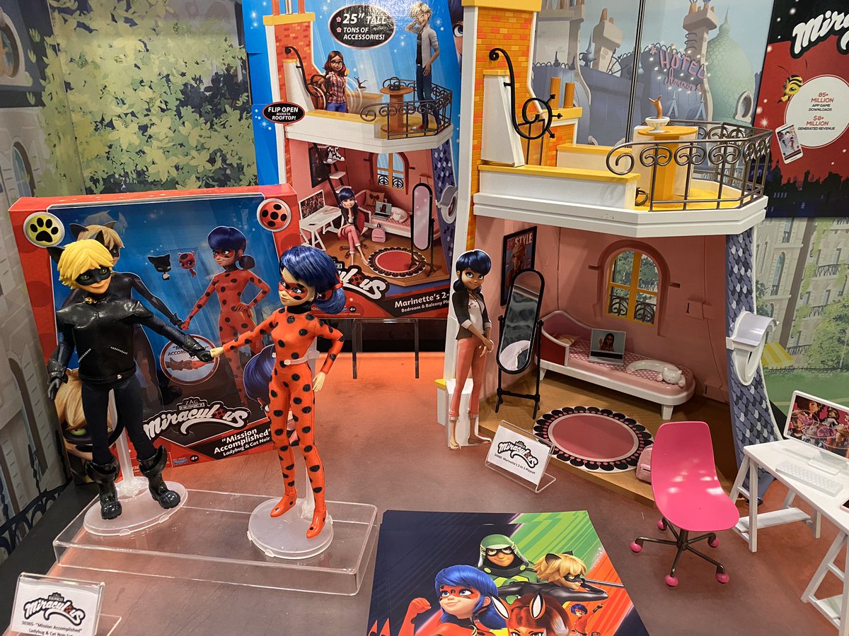 New dolls from #playmatetoys! #MiraculousLadybug #toyfair2020