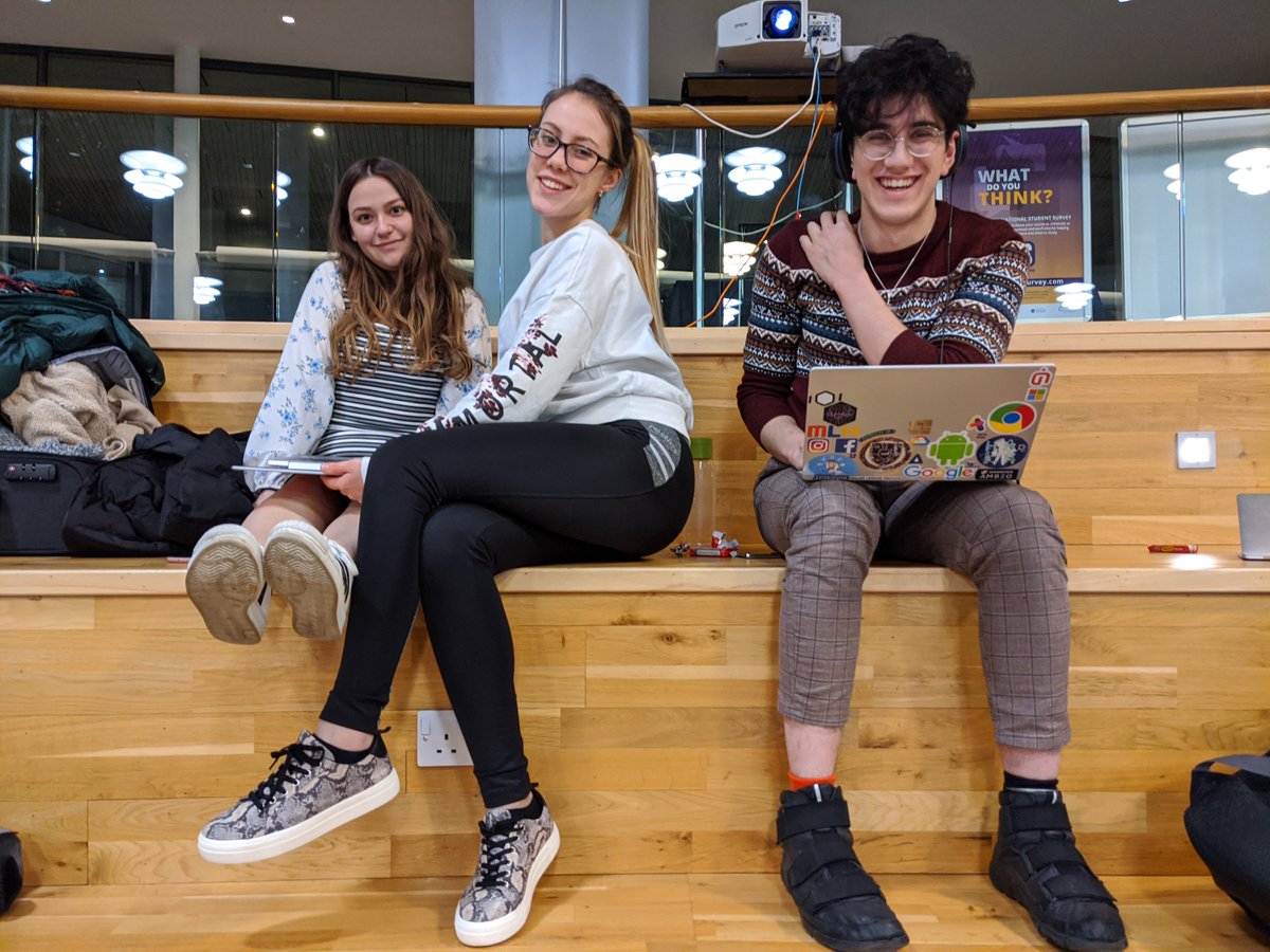 RGUHack's tweet photo. Happy hackers at RGUHack 2020!😁 #RGUHack #HappyHackers https://t.co/Xr3sp8Kak4