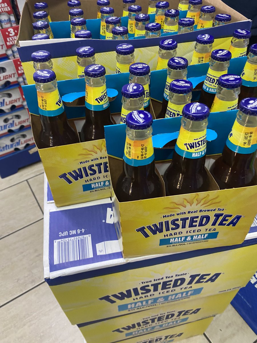 Quickway4's tweet image. Flash sale $5 twisted tea 6 pack