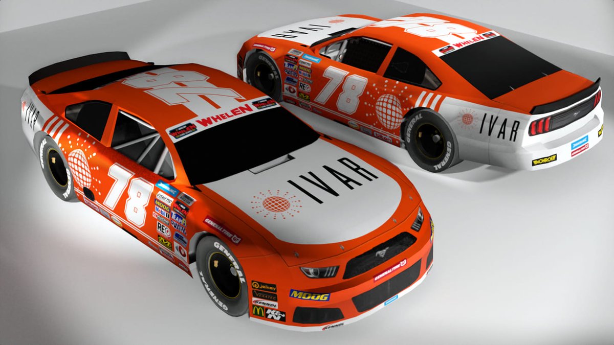 <a href="/BraxxMotors/">Jerry De Weerdt</a>' #78 <a href="/FordMustang/">Ford Mustang</a> will feature a special Ivar livery at <a href="/AutodromInfo/">Autodrom Most</a> this year! Loving it!

#NASCAR #EuroNASCAR #PureRacing #NWES