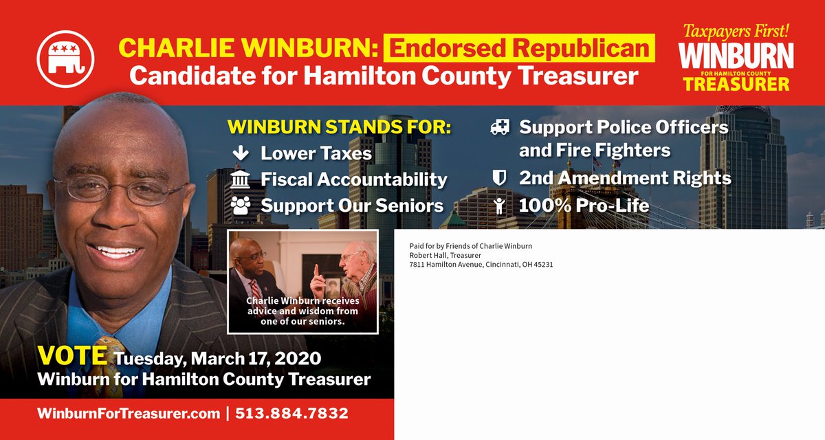 CharlieWinburn's tweet photo. Remember all I want to do is serve the Taxpayers of
Hamilton County! Visit My
website today for more information! https://t.co/5LuKxjzmG6