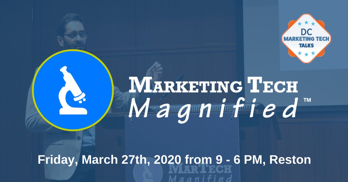 Beat that pesky March price increase!

Get your ticket now to area’s best #marketing conference. Relevant topics, real marketing practitioners as speakers, great networking with fun people minus endless sales pitches.  Buy here bit.ly/37LKBdG

#DemandGen #GrowthHacking