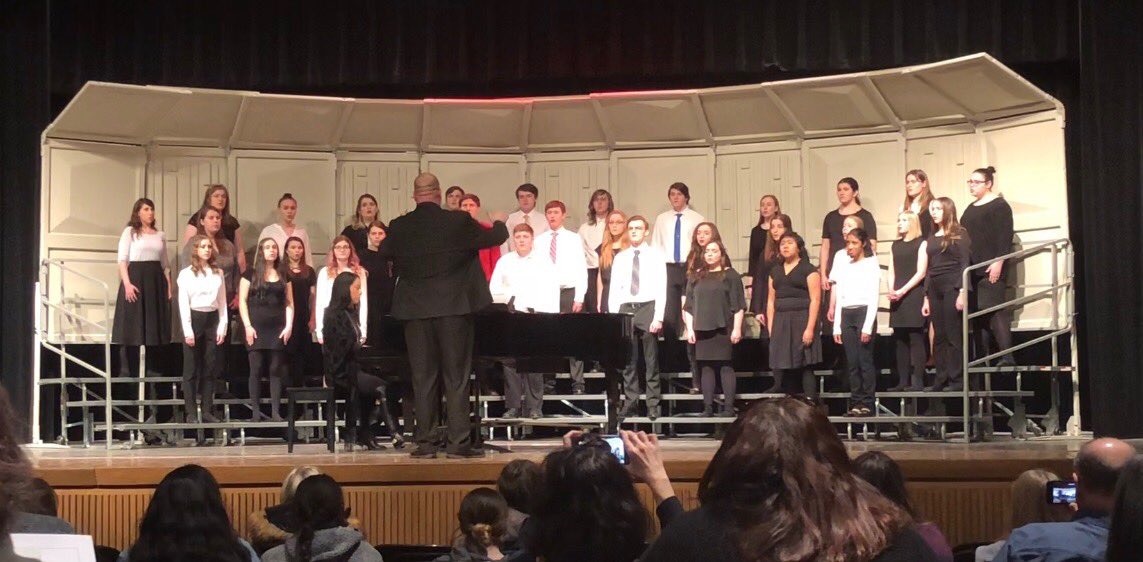 An absolutely wonderful performance today by the Choir at the Joliet West Contest. The students did an amazing job and I’m super proud of them for handling the advanced vocal literature!! Great job Choir!!!