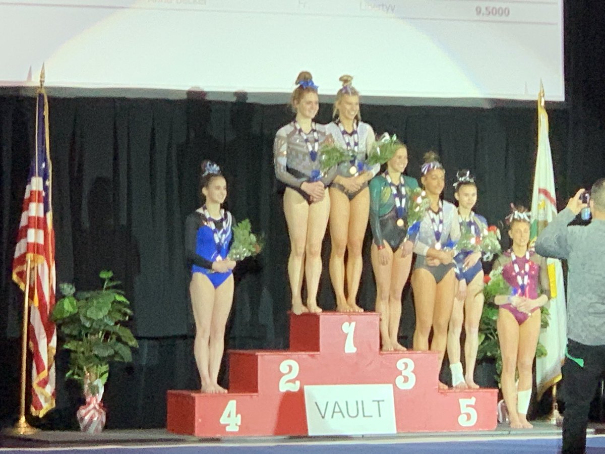 Your 2020 <a href="/IHSAState/">IHSA State</a> vault co-champion Kayla Bailey.  <a href="/LZHSgymnastics/">LZHS Gymnastics</a>
