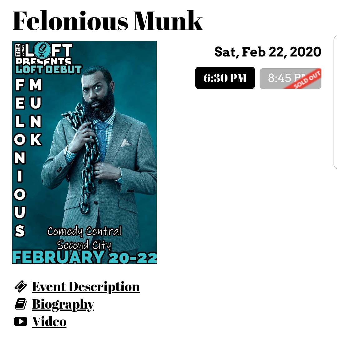 bierbarondc's tweet photo. That just happened, @Felonious_munk 8:45pm show just SOLD OUT. 6:30pm isnt far behind with only 35 tickets left, so dont be surprised if that sells out soon!
#funny #comedy #standupcomedy #laughs #dccool #dcthingstodo #thingstododc #dc #experiencetheloft #comedian #funny https://t.co/XbWDHUi7Sn