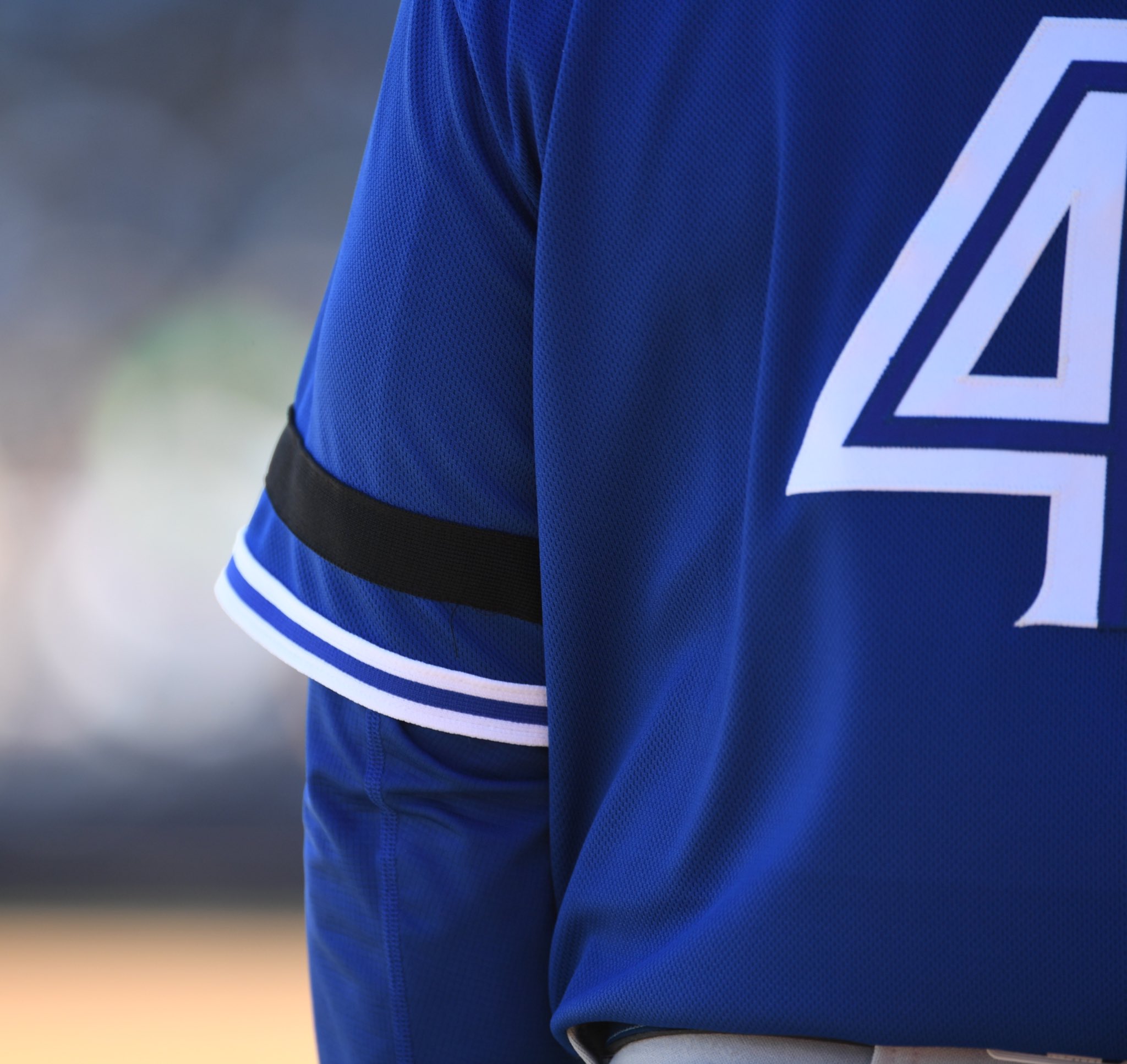 Toronto Blue Jays on X: For you, Tony 💙 The black arm band on our jersey  sleeve is in honour of #BlueJays legend, Tony Fernandez.   / X